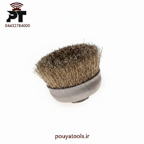 تصویر  برس کاسه ای افشان فرز طلایی سایز: 100