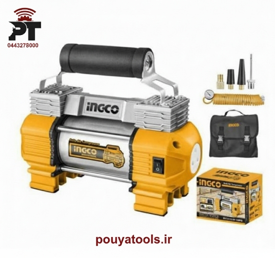 تصویر  کمپرسور باد 12ولت 2سیلندر اینکو مدل: AAC2508