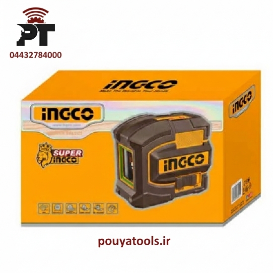 تصویر  تراز لیزری 2 خط سبز اینکو مدل: HLL156601