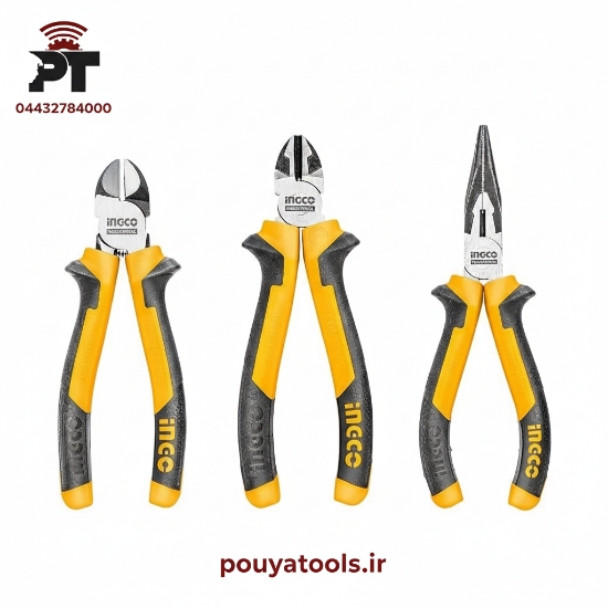 تصویر  ست انبر 3 عددی صنعتی اینکو مدل: HKPS28318