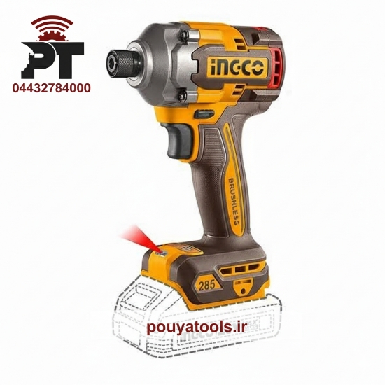 تصویر  پک دریل و ایمپکت شارژی20ولت اینکو مدل:CKLI20277