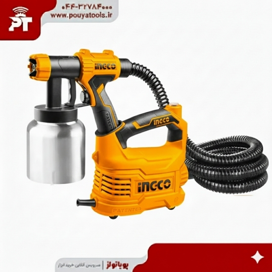 تصویر  پیستوله رنگپاش 550 وات اینکو مدل: SPG5008-2