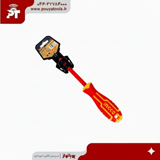 تصویر  پیچ گوشتی چهارسو 100*6 عایق برق اینکو مدل: HISD81PH2100