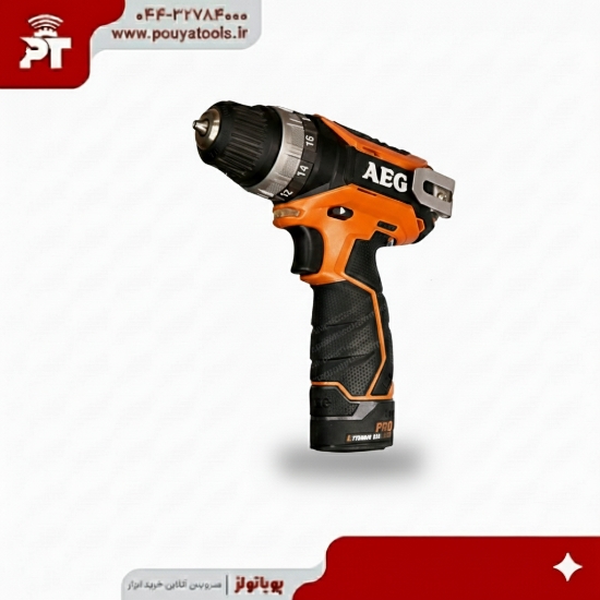 تصویر  دریل پیچ گوشتی2سرعته 12ولت آاگ مدل:BS12C2Li