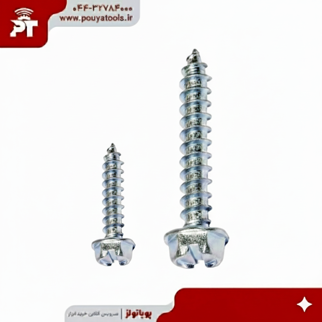 پیچ بکسی واشردار خودکار سایز: 63*63