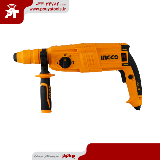 تصویر  دریل بتن کن 800وات با سه نظام اینکو مدل: RGH90282