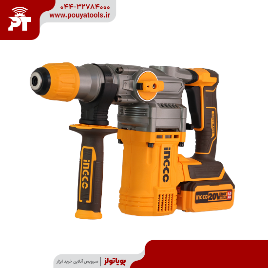 تصویر  بتن کن شارژی 20ولت 28م م اینکو مدل: CRHLI202882