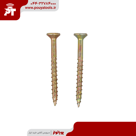 تصویر  پیچ چوب دوسو سایز: 10*2