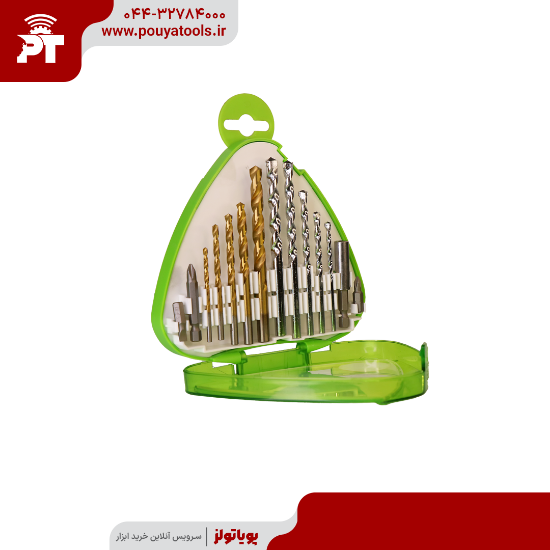 تصویر  ست مته و پیچ گوشتی 14 عددی سیلور مدل: GTBS14