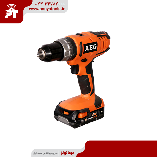 تصویر  دریل چکشی پیچ گوشتی2سرعته 18ولت آاگ مدل:BSB18G2Li
